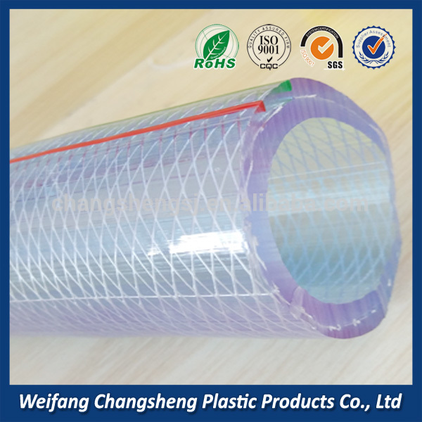 plastic fiber reinforced clear hose